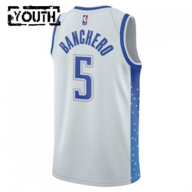 Dres Orlando Magic Paolo Banchero Nike 2025-26 City Edition Bijela Swingman - Dječji